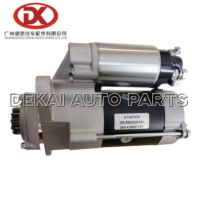 8982220181 8983410980 arrancador ISUZU NPR NKR 4HF1 8 de ISUZU Electrical Parts 24V 4.0kw 98222018 1