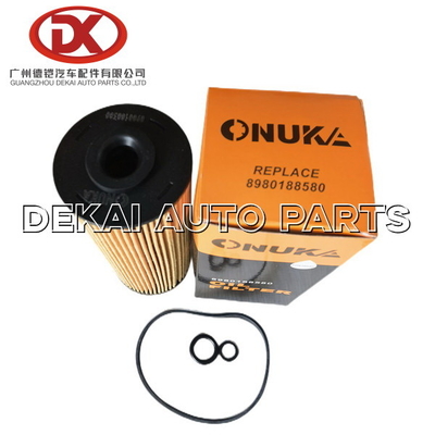 8980188580 partes auténticas 8 del filtro de aceite de motor de NKR NPR 4JJ1 98018858 0