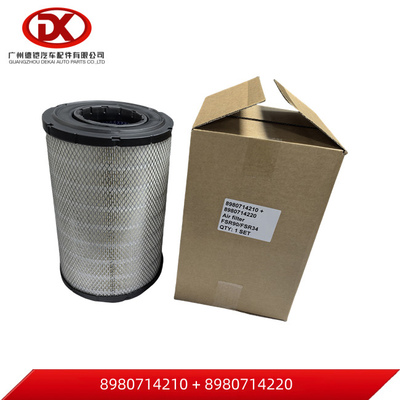 Filtro de aire 8980714210 8 98071421 0 Partes del motor del camión ISUZU 4HK1 6HH1