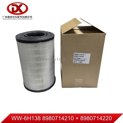 Filtro de aire 8980714210 Partes del motor del camión ISUZU 4HK1 6HH1 8980714220