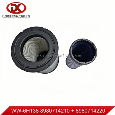 Filtro de aire 8980714210 Partes del motor del camión ISUZU 4HK1 6HH1 8980714220