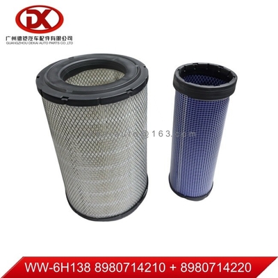 Filtro de aire 8980714210 Partes del motor del camión ISUZU 4HK1 6HH1 8980714220