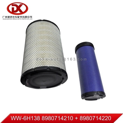Filtro de aire 8980714210 Partes del motor del camión ISUZU 4HK1 6HH1 8980714220