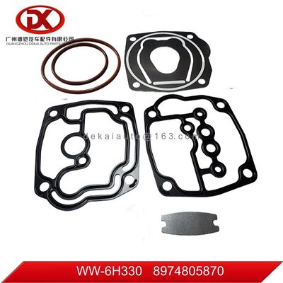 Apto para ISUZU FVR34 6HK1-T Compresor de aire Kit de juntas 8974805870 8 97480587 0