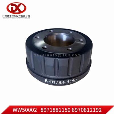 Freno de tambor 8971881150 8970812192 8 97188115 0 8 97081219 2 para ISUZU 4HG1/4HG1-T/4HE1/4HK1/700P/NPR/NQR Partes para camiones