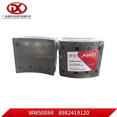 Forro de freno 8982054540 8982393470 8982419120 piezas del camión ISUZU NQR90