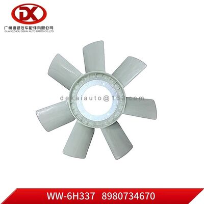 Aspa de ventilador 8980734670 8 98073467 0 para piezas de camión ISUZU FVZ34 G3 6HK1-TC
