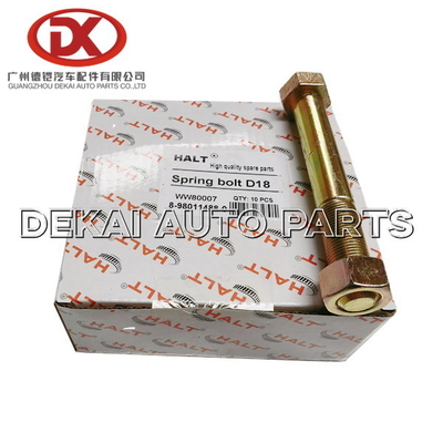 Camión ISUZU Chassis Parts Spring Bolt 8980114880 de NHR NKR 8-97056420-0
